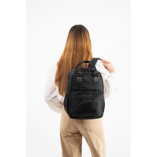 571 Collections Çanta Ultra Hafif Çok Cepli, Usb Şarj Portlu, Su geçirmez , Sırt Çantası Siyah (Model:571-9T)