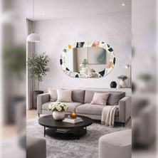 Decorita Dekor Camı ve Ayna | Art Frame Terrazzo Dekoratif Ayna | 110CM x 70CM