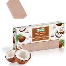 Agarta El Yapımı Doğal  3*150 Gr Banyo Sabunu Hindistan Cevizi
