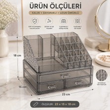 Limeks Home Makeup Organizer Kompleksı;16 Bölmeli Akrilik ,şık ve Kullanışlı Çekmeceli Rujluk Kutu