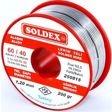 Soldex 60-40 Lehim Teli 200 Gr  0,50 mm