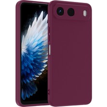 Gpack Tecno Spark 40 5g Uyumlu Kılıf Mara Lansman Soft Silikon Içi Kadife Mürdüm