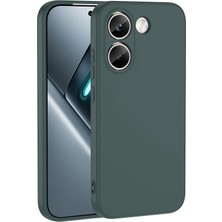 Gpack Xiaomi Poco X8 Pro Uyumlu Kılıf Mara Lansman Soft Silikon Içi Kadife Koyu Yeşil
