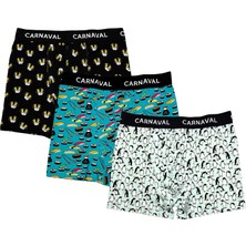 Carnaval Socks Carnaval Urban Chill Erkek Boxer 3’lü Set