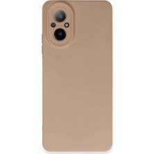 Drop Tedarik Realme 12 Lite Kılıf Nano Içi Kadife Silikon - Pudra