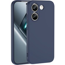 Gpack Xiaomi Poco X8 Pro Uyumlu Kılıf Mara Lansman Soft Silikon Içi Kadife Lacivert
