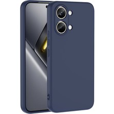 Gpack Xiaomi Poco X8 Pro Max  Uyumlu Kılıf Mara Lansman Soft Silikon Içi Kadife Lacivert