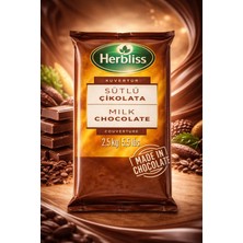 Herbliss Altınmarka Sütlü Kuvertür Çikolata 2.5kg