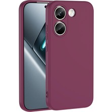 Gpack Xiaomi Poco X8 Pro Uyumlu Kılıf Mara Lansman Soft Silikon Içi Kadife Mürdüm