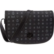 Bilik Deri Monogram Kadın Çapraz Askılı Çanta