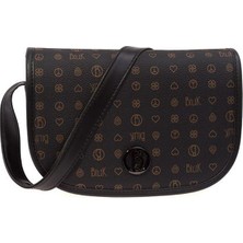 Bilik Deri Monogram Kadın Çapraz Askılı Çanta