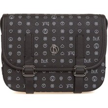 Bilik Deri Monogram Kadın Çapraz Askılı Çanta
