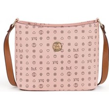 Bilik Deri Monogram Kadın Çapraz Askılı Çanta