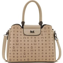 Bilik Deri Monogram Kadın El Çantası