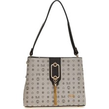 Bilik Deri Monogram Kadın El Çantası