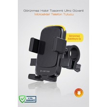 Kensa Halat Tasarımlı Ultra Güvenli 360° Ayarlanabilir Motosiklet ve Bisiklet Telefon Tutucu