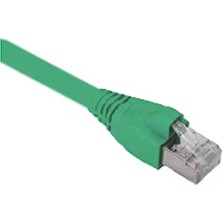 HCS-T6A-00483-203 4X2X26# S/ftp CAT6A Patch Cord Lsoh Yeşil 2mt