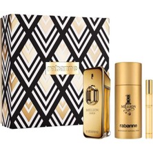 Paco Rabanne Million Gold Intense Edp 100 ml + Edt 10 ml + 150 ml Deo Erkek Parfüm Seti