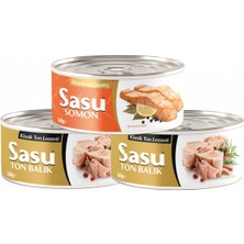 Sasu Klasik Ton 2x160 gr + Sasu Somon 1x 160 gr