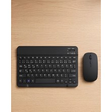 Toptan Bulurum Sessiz Tuşlu Kablosuz Klavye Mouse Seti Çoklu Cihaz Uyumlu