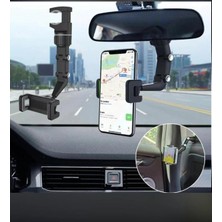 Buççin Online Mağaza 360° Döner Başlıklı Vakumlu Emişli Manyetik Telefon Tutucu - Güçlü Mıknatıslı, Iz Bırakmaz Metalik P