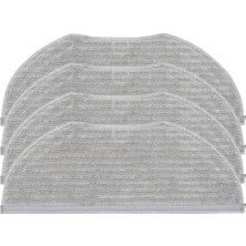Lin Grup Xiaomi Mi Robot S10T 4 Adet Mop Paspas Bezi - Mikrofiber Bez