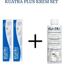 Kuatra Plus Krem Set Tüm Cilt Tipleri İçin 3 Adet Yatıştırıcı Krem ve Temizlik Jeli
