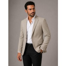 Classics Men Erkek Italyan Kesim Yarım Astar Blazer Ceket Klasik ve Modern Şıklık - 7732