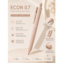 Faber-Castell Econ 0.7 Pastel Uçlu Kalem Silgili | Üçgen Gövde, Silgili, Ergonomik Tutuş, Okul Ofis ve Günlük Kullanım