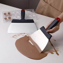 Empressco Paslanmaz Çikolata Kazıyıcı ve Temperleme Spatulası 24X16 cm