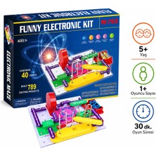 Zet Zeka Funny Electronic Kit Eğlenceli ve Öğretici Elektronik Deney Seti 100+ Deney 5+ Yaş