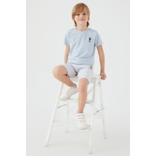 U.S. Polo Assn. U.S. Polo Assn Erkek Çocuk Mavi Bermuda Takım US1391-C-V4