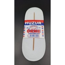 Go İthalat BEYAZ - 1.5CM PAÇA LASTİK YASSI GNİŞ 10MT.