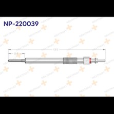 Nextpart Kızdırma Bujısı Astra J Corsa D 1.7 Cdtı NP-220039