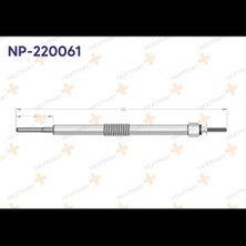 Nextpart Kızdırma Bujısı Yarıs 1.4d 2011-2018 NP-220061