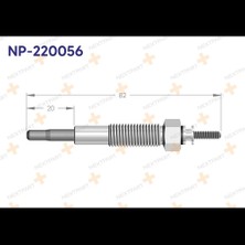 Nextpart Kızdırma Bujısı 626 2.0d 1992-1997 NP-220056