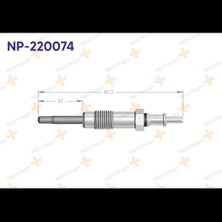 Nextpart Kızdırma Bujısı E Serısı (W210) Sprinter (901 902 903 904) NP-220074