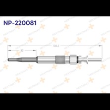 Nextpart Kızdırma Bujısı 1 Serısı (E87) 3 Serısı (E46 E90) 5 Serısı (E60) X3 (E83) X5 (E53 E70)