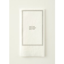 Bella Maison Goodies 100'lü Beyaz Kağıt Peçete 33x33 cm Düz Tasarım ile Sofra Kullanımına Uygun