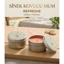 Refreshe Doğal Sinek Kovan Mum | Sivrisinek Kovucu Mum | Sivrisinek Karasinek Haşere Kovan Bitkisel Karışımlı Mum