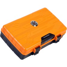 Conquistador Sarı Siyah 10 Kapasite Seyahat Humidor Puro Kutusu