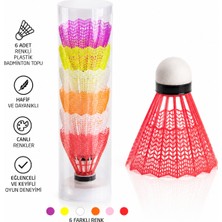 Duman 6’lı Renkli Plastik Badminton Topu Seti – Dayanıklı Shuttlecock