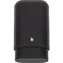 Zippo Siyah Içi Sedir Üçlü Deri Puro Kılıfı
