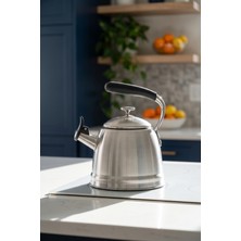 Acar Teatime Paslanmaz Çelik Düdüklü Su Isıtıcısı Inox - 3 L