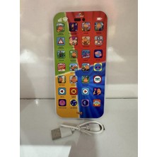 Can Ali Toys Oyuncak Dokunmatik Kukuli Cep Telefonu Türkçe Ingilizce  Sesli  500 Ses Fonksiyonlu Özel Yapım Şarjlı