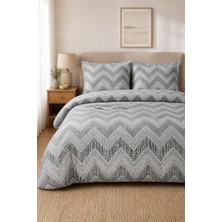 Morlay Softline Serisi | Çift Kişilik Çarşaflı Nevresim Takımı 200X220 cm Ranforce & Çizgili