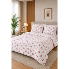 Morlay Softline Serisi | Çift Kişilik Çarşaflı Nevresim Takımı 200X220 cm Ranforce & Çizgili