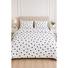 Morlay Softline Serisi | Çift Kişilik Çarşaflı Nevresim Takımı 200X220 cm Ranforce & Çizgili