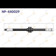 Nextpart Fren Hortumu Ön Megane Iı 2002-2008 NP-440029