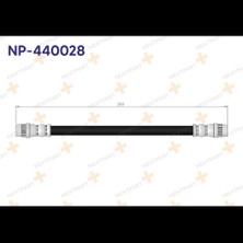 Nextpart Fren Hortumu Arka Megane I 1996-2003 NP-440028